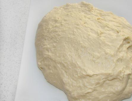 Delicious pizza dough without yeast on water