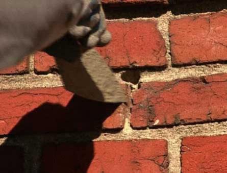 Elimination of destruction of brickwork