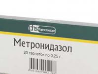 Treatment of trichomoniasis with metronidazole: how to take, dosage
