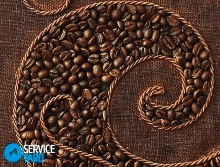 DIY panel of coffee beans: step-by-step instructions Panel with coffee
