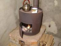 Homemade long-burning wood-burning stoves Do-it-yourself long-burning stove bucket