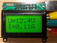 Simple built-in ampere-voltmeter on PIC16F676 Automotive voltmeter on pic16f676